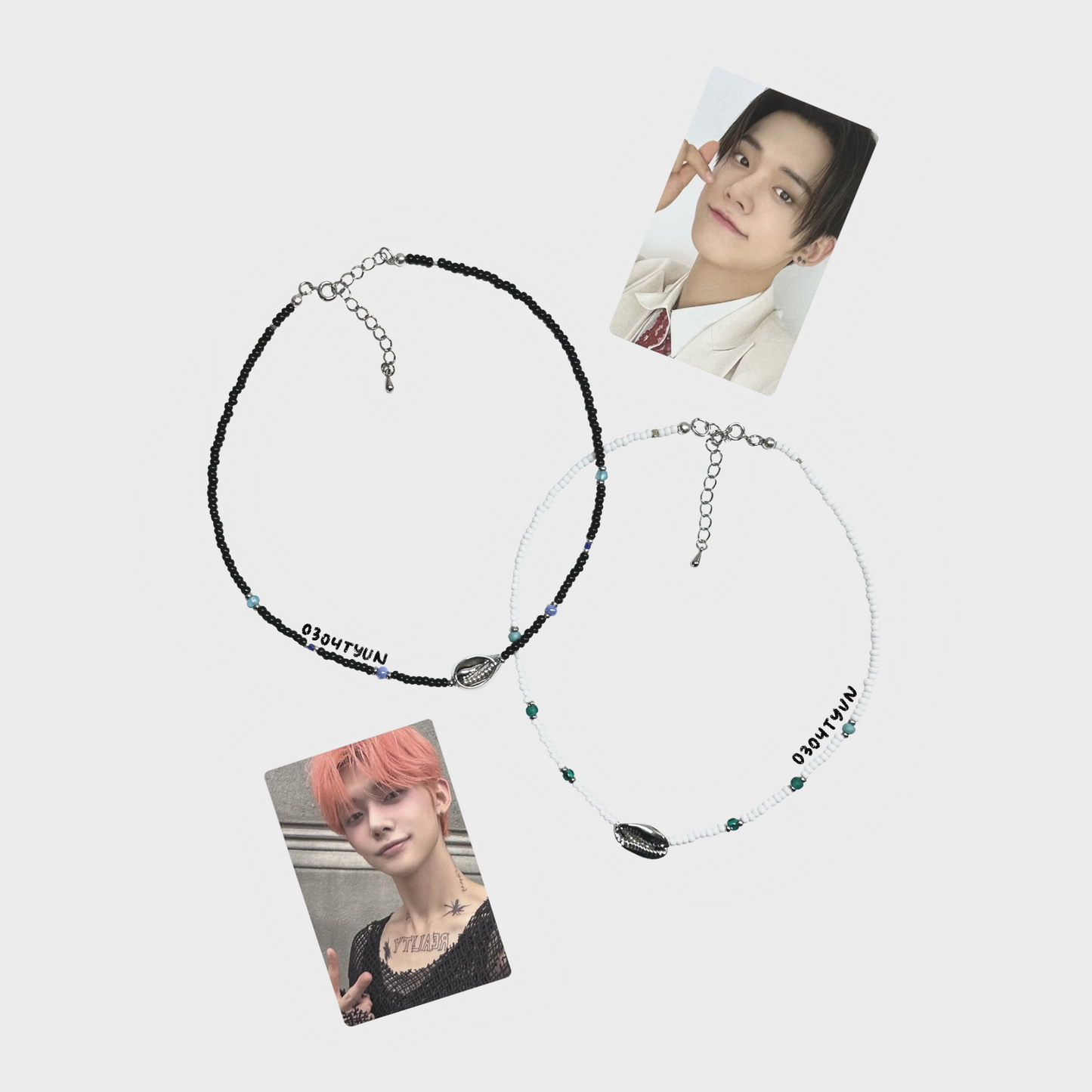 yeonjun inspired beaded necklace