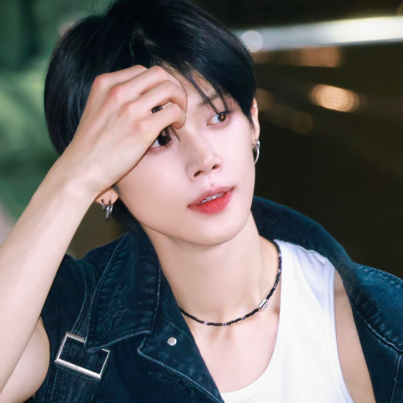 yeonjun inspired beaded necklace