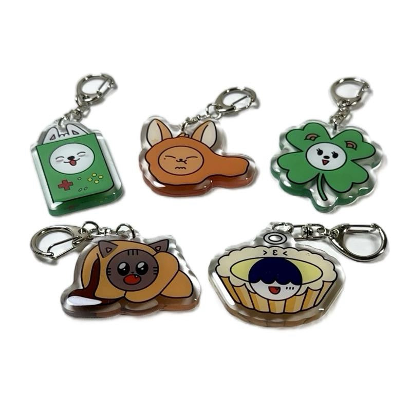 silly ppulbatu acrylic keychain