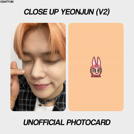 [unofficial photocard] close up yeonjun v.2