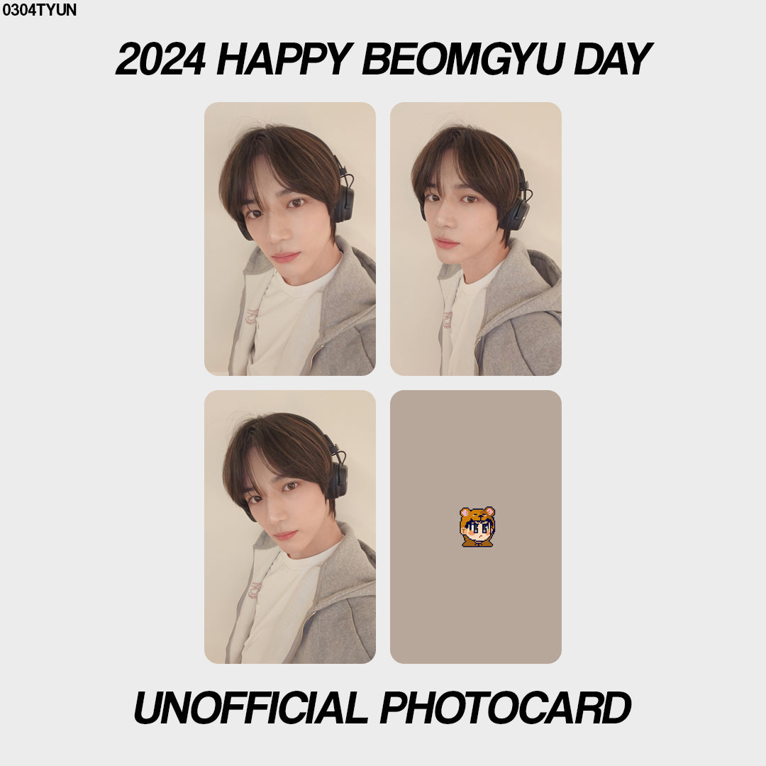[unofficial photocard] 2024 happy beomgyu day