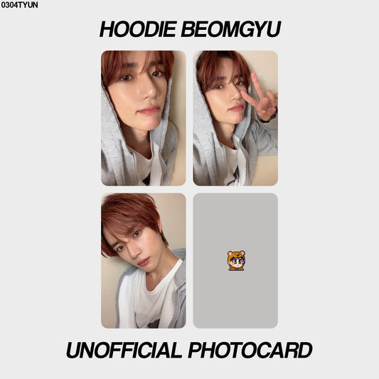 [unofficial photocard] hoodie beomgyu
