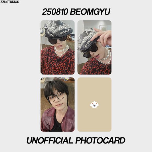 [unofficial photocard] 250810 beomgyu