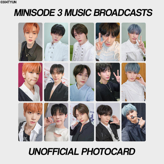 [unofficial photocard] minisode 3 music broadcasts
