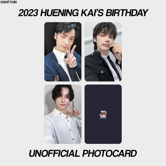 [unofficial photocard] 2023 huening kai's birthday