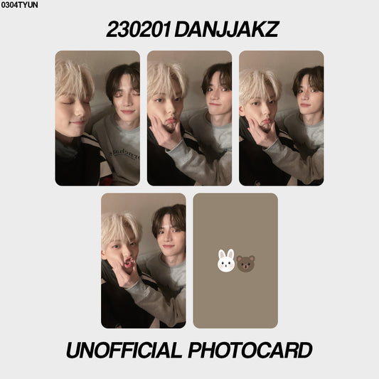 [unofficial photocard] danjjakz v.1
