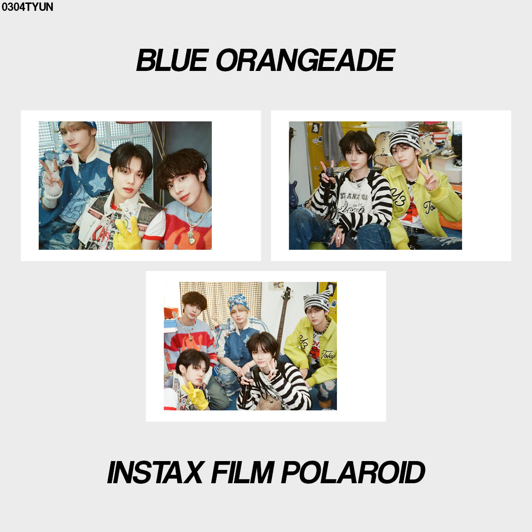 [instax polaroid] blue orangeade
