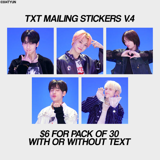 txt mailing stickers v.4