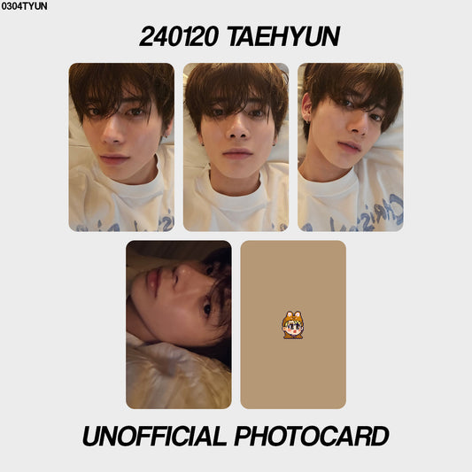 [unofficial photocard] 240120 taehyun