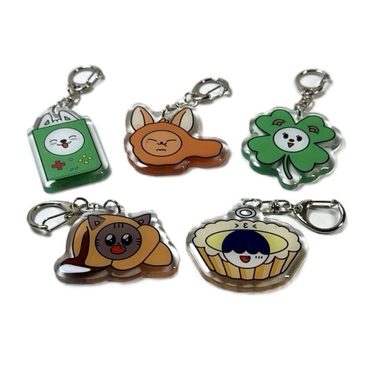 silly ppulbatu acrylic keychain