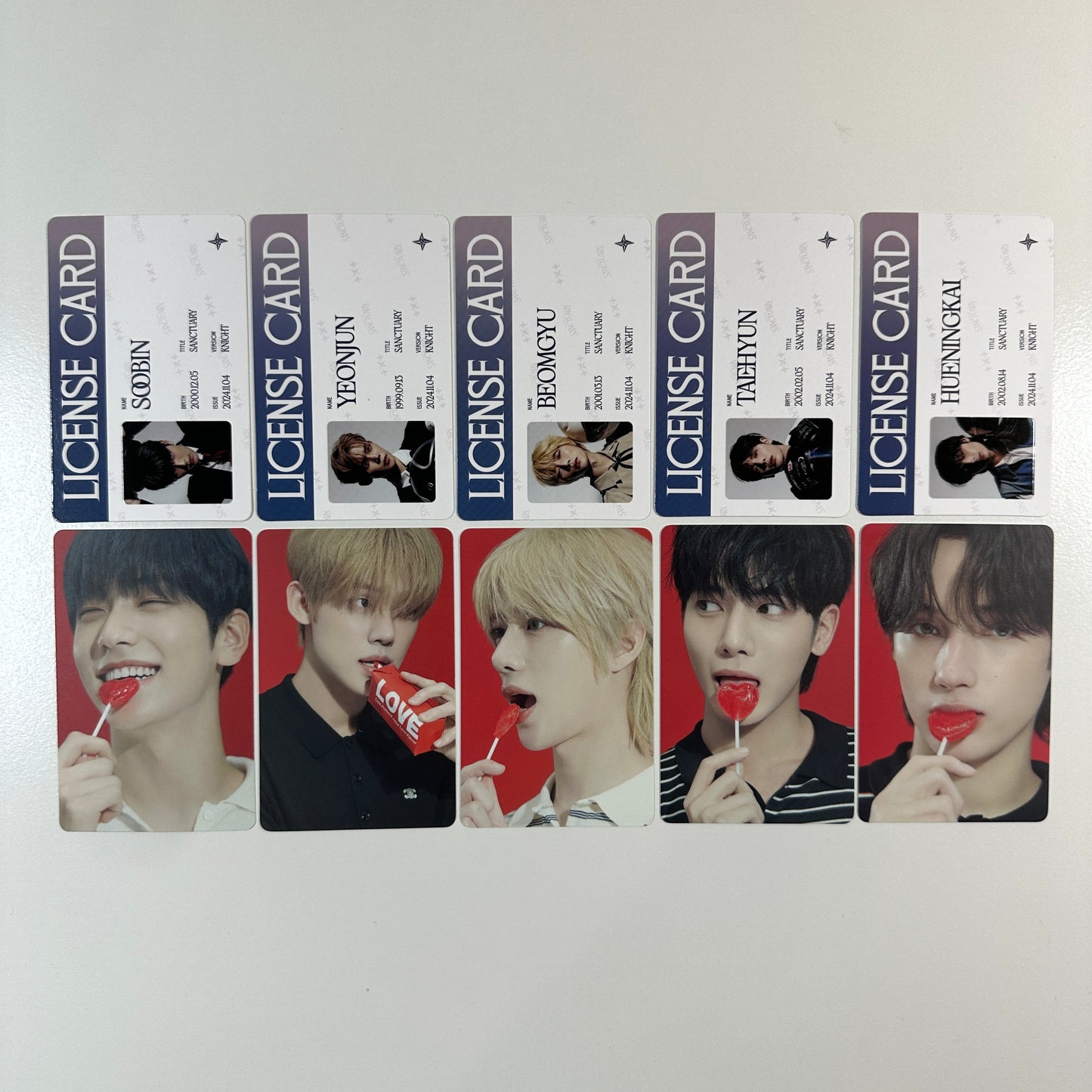 [official] sanctuary album photocards