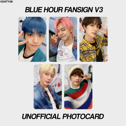 [unofficial photocard] blue hour fansign v3