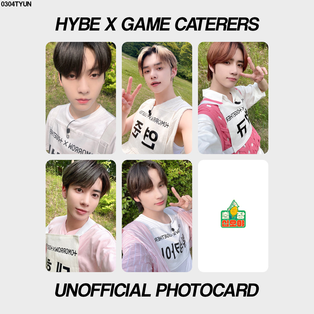 [unofficial photocard] hybe x game caterers