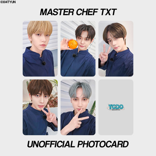 [unofficial photocard] master chef txt