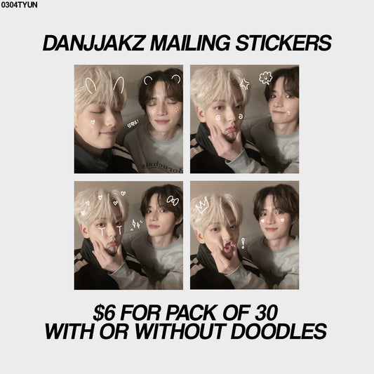 danjjakz mailing stickers