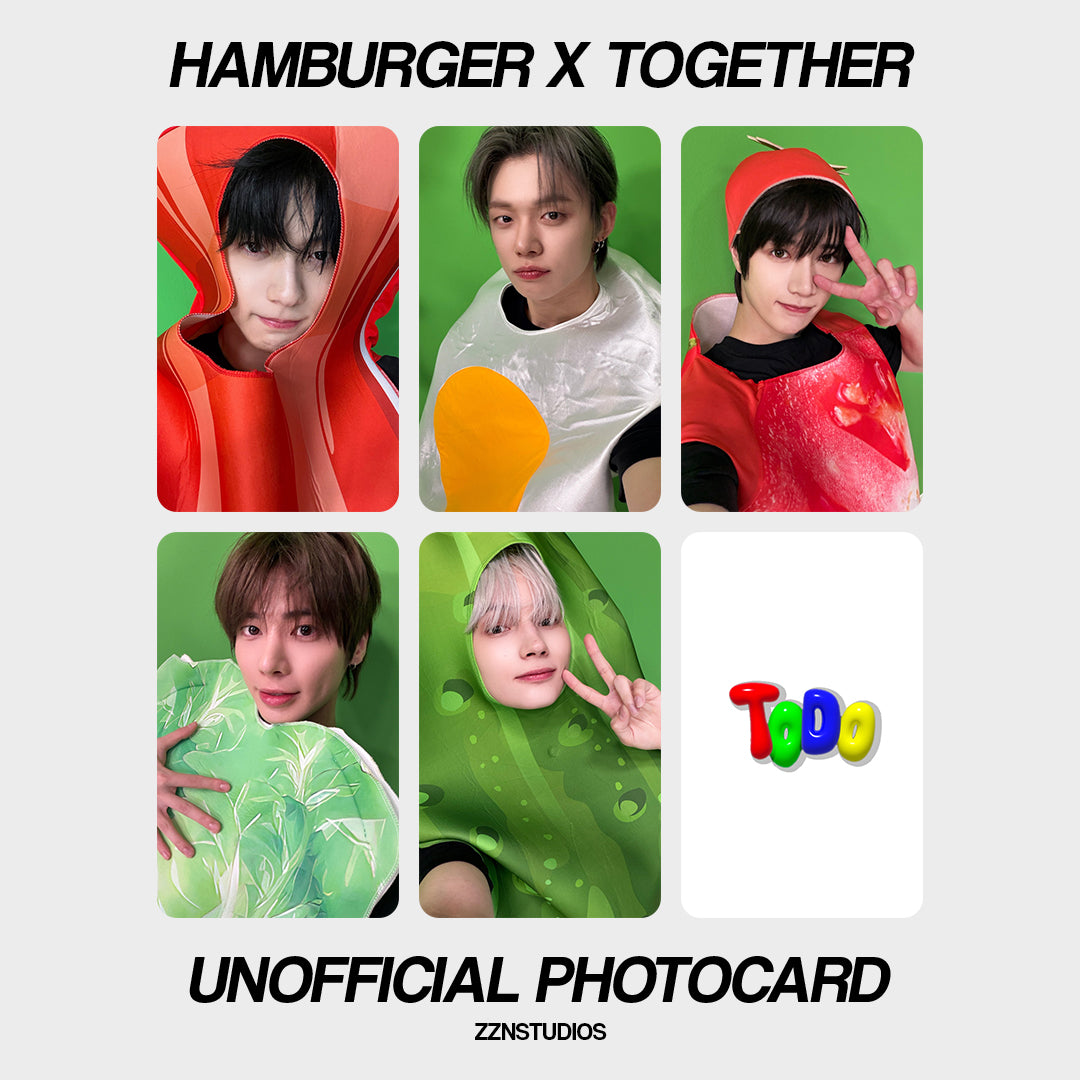 [unofficial photocard] hamburger x together