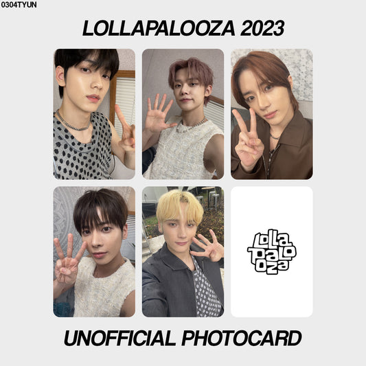 [unofficial photocard] lollapalooza 2023