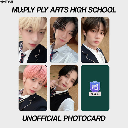 [unofficial photocard] mu:ply ply arts high school