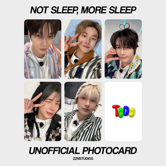 [unofficial photocard] not sleep, more sleep