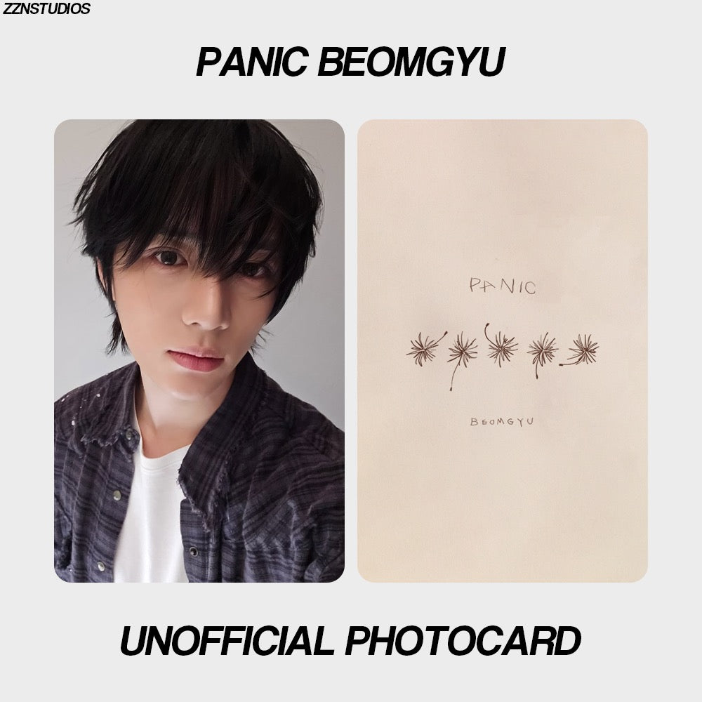[unofficial photocard] panic beomgyu