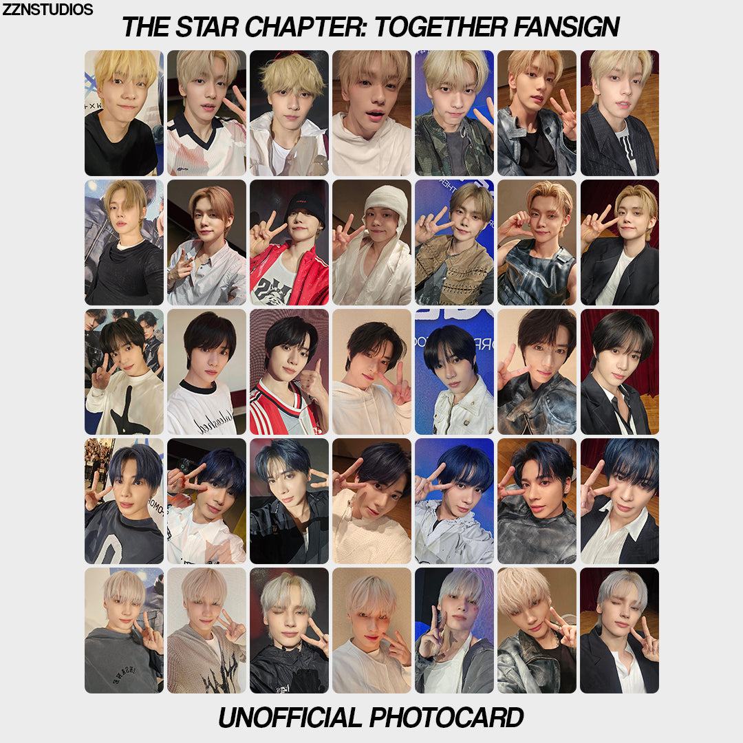 [unofficial photocard] the star chapter: together fansign