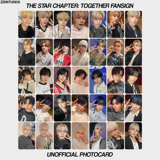 [unofficial photocard] the star chapter: together fansign