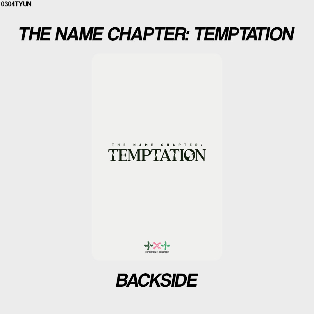 [unofficial photocard] the name chapter: temptation fansign