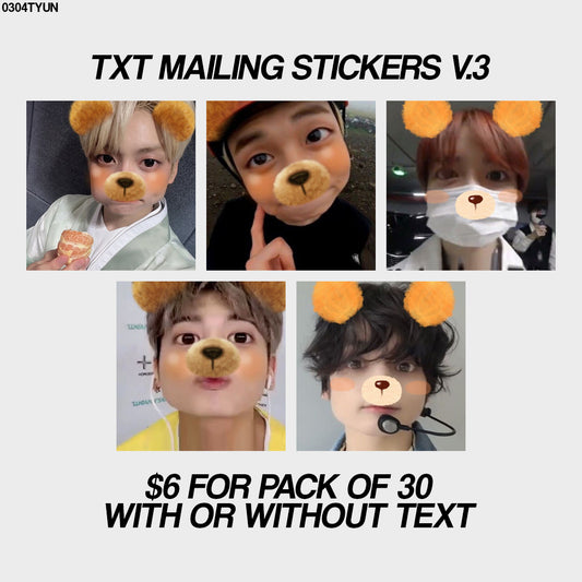 txt mailing stickers v.3